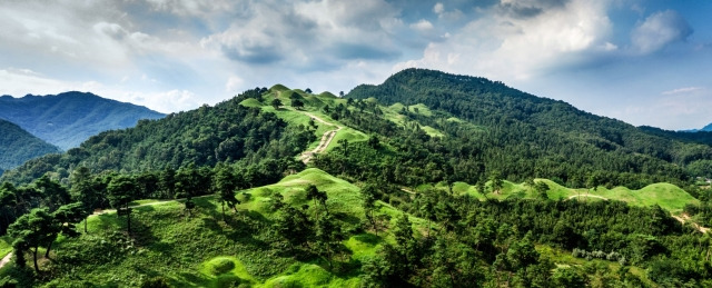 경북 고령 지산동 고분군. 문화재청 제공.