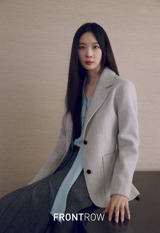 프론트로우 앰버서더로 발탁된 배우 이청아.ⓒW컨셉