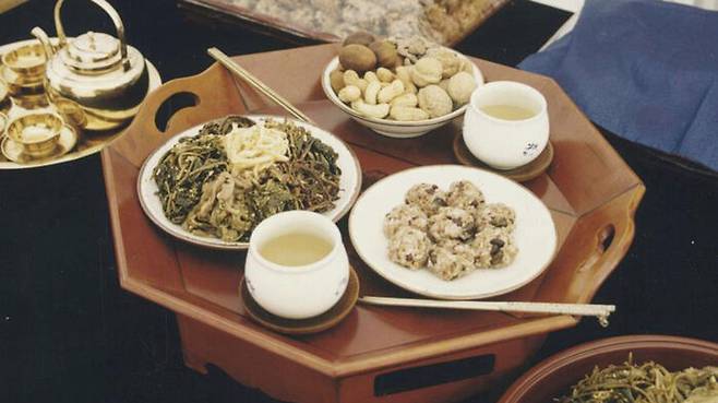 정월대보름 오곡밥과 부럼 상차림