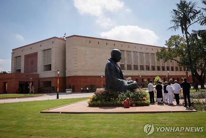 새 인도 의사당 [로이터 연합뉴스 자료사진. 재판매 및 DB 금지]