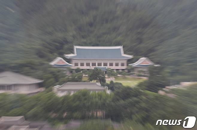 서울 도심에서 바라본 청와대 전경. 2021.7.14/뉴스1 ⓒ News1 박정호 기자