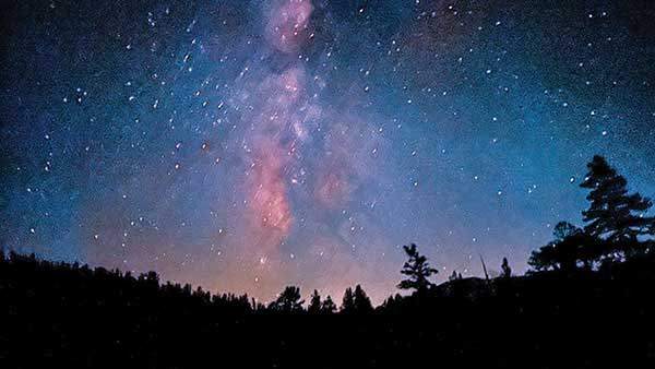 크랩트리 메도에서 만난 은하수는 맨눈으로 보일 정도로 선명하다.