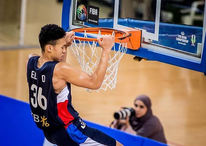 요르단과 경기에서 덩크슛하는 다니엘 [FIBA 인터넷 홈페이지. 재판매 및 DB 금지]