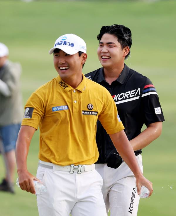 조우영-장유빈. KPGA 제공