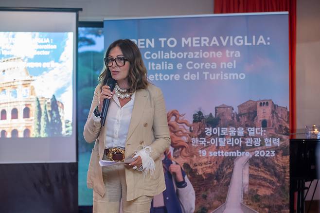 다니엘라 가르네로 산탄케 이탈리아 관광부 장관.  /사진= 이탈리아 관광청