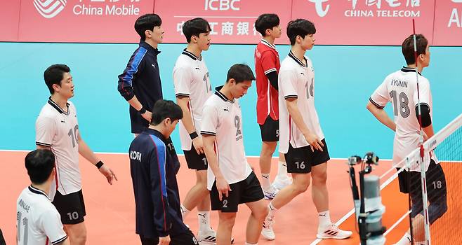 ▲ 한국 남자 배구 대표팀이 인도에 풀세트 접전 끝에 패배했다. ⓒ 연합뉴스