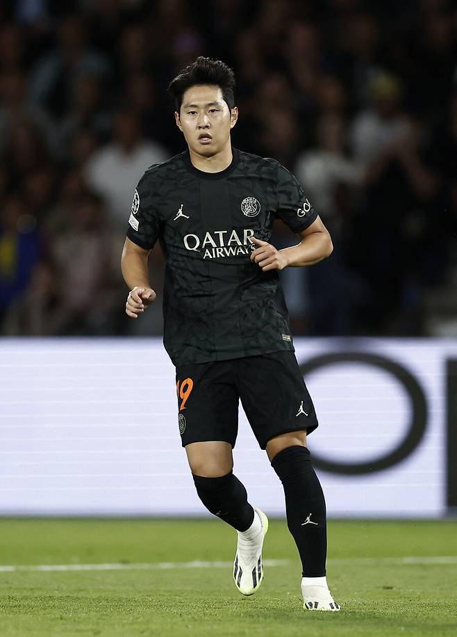 ▲ 20일(한국시간) 보루시아 도르트문트와 UEFA 챔피언스리그 조별리그에 출전한 이강인. ⓒ연합뉴스/REUTERS
