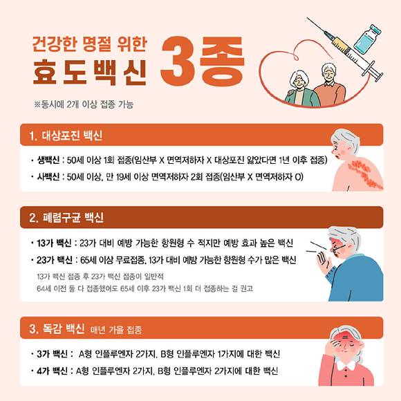 고령층은 백신을 통해 건강을 챙기는 게 좋다. [사진=강동경희대병원]