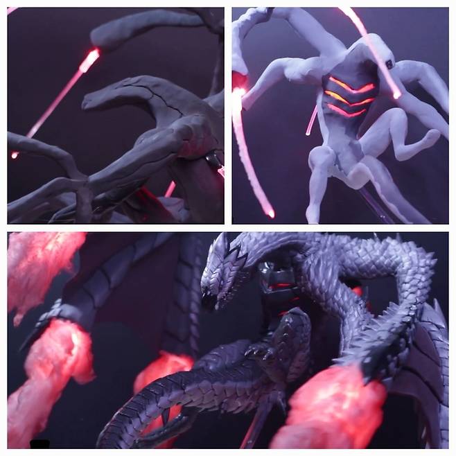 LED와 광섬유를 이용한  이펙트