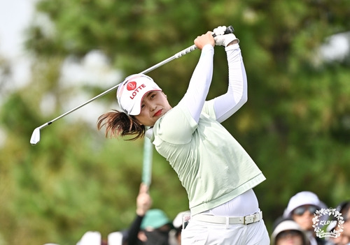 최혜진의 아이언샷. [KLPGA 제공. 재판매 및 DB 금지]