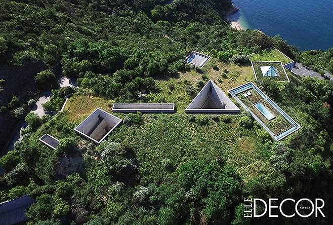 나오시마의 지추 뮤지엄.