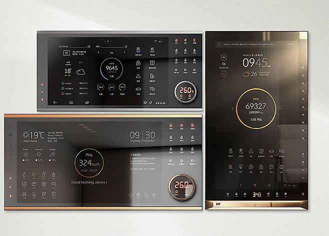 현대HT의 스마트홈 기기. 사진 현대HT