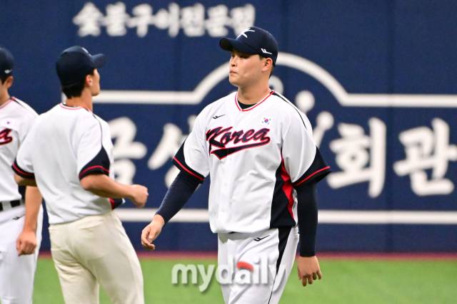 2023년9월23일서울고척스카이돔에서진행된'2022항저우아시안게임'야구대표팀훈련. 최지민/마이데일리