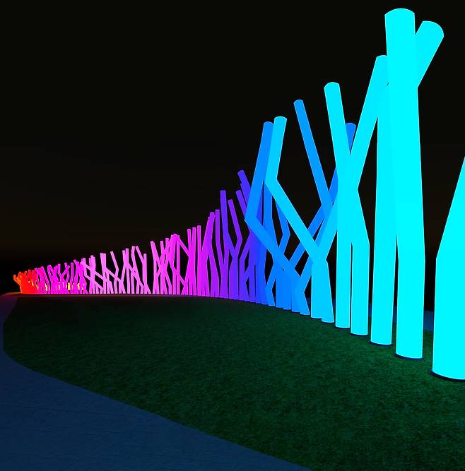 사그마이스터의 '삶은 그 어떤 경우에도 죽음보다 아름답다' 투시도