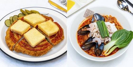 지역 맛집의 대표 메뉴를 만날 수 있는 고속도로 휴게소도 있다. 칠곡휴게소 '한미식당'의 치즈스내소와 죽암휴게소 '100년가 공화춘'의 짬뽕.