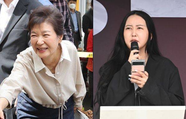(왼쪽) 박근혜 전 대통령 (오른쪽) 정유라 씨 (사진=뉴시스) *재판매 및 DB 금지