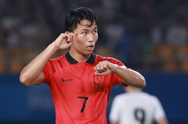 ▲ 페널티킥으로 두 번째 골을 터뜨린 정우영. ⓒ연합뉴스