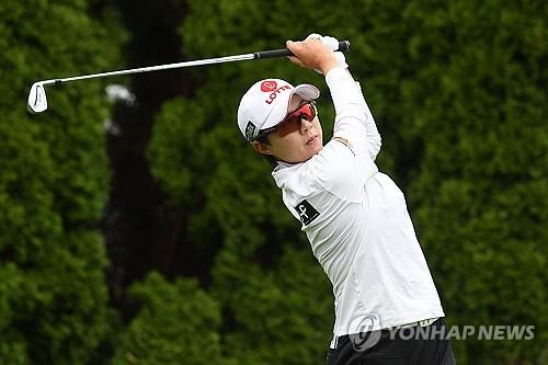 김효주의 아이언 샷. [AFP/게티이미지=연합뉴스]