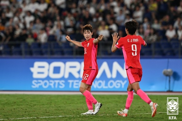 문미라(한국 아시안게임 여자 축구 대표팀). 대한축구협회 제공