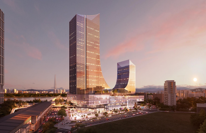 돛단배 모양을 형상화한 동서울터미널 개발 조감도. [사진 출처=서울시]