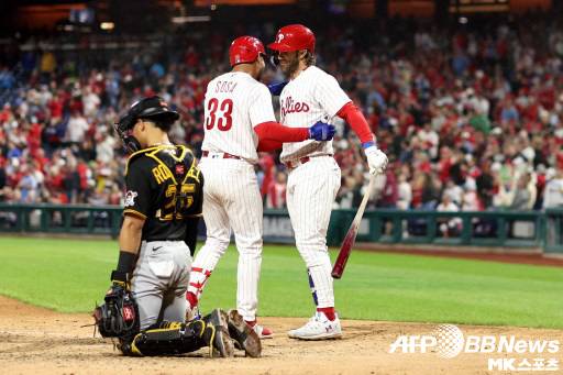 피츠버그는 필라델피아에 역전패를 허용했다. 사진(美 필라델피아)=ⓒAFPBBNews = News1