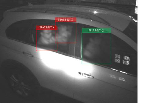 삼성화재 교통안전문화연구소가 AI 무인 카메라를 통해 분석한 뒷좌석 안전띠 착용 실태. [사진=삼성화재]