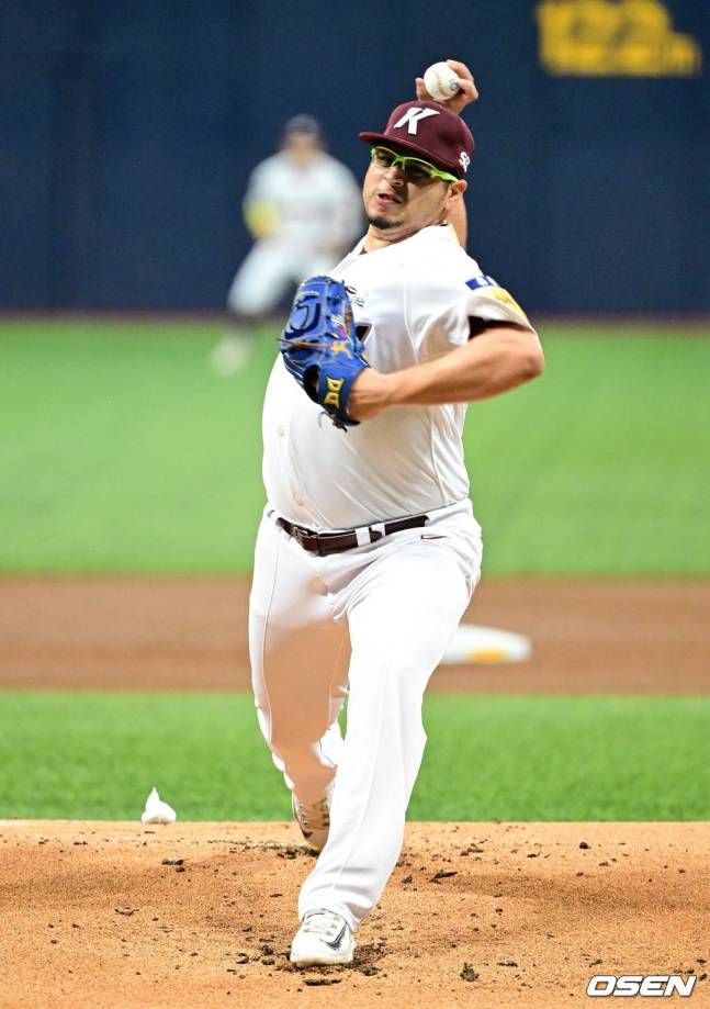 키움의 아리엘 후라도.