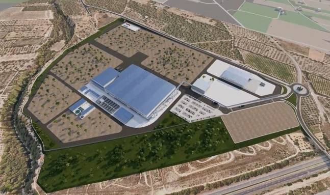 롯데에너지머티리얼즈가 스페인에 지을 예정인 하이엔드 동박 스마트팩토리 조감도 [롯데에너지머티리얼즈 제공]