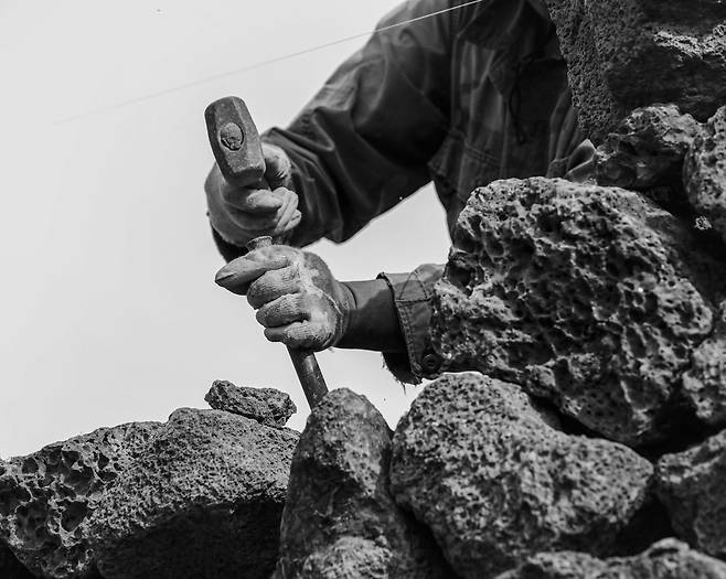 돌챙이의 작업 모습 [조환진 작가 제공, 재판매 및 DB 금지]