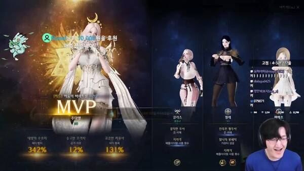 - 산악회 4관문 클리어 MVP [출처: 명예훈장 방송 中]