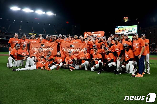 아메리칸리그 최고 승률팀 볼티모어 오리올스. ⓒ AFP=뉴스1