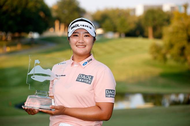 LPGA 첫 우승을 거머쥔 유해란[AFP]