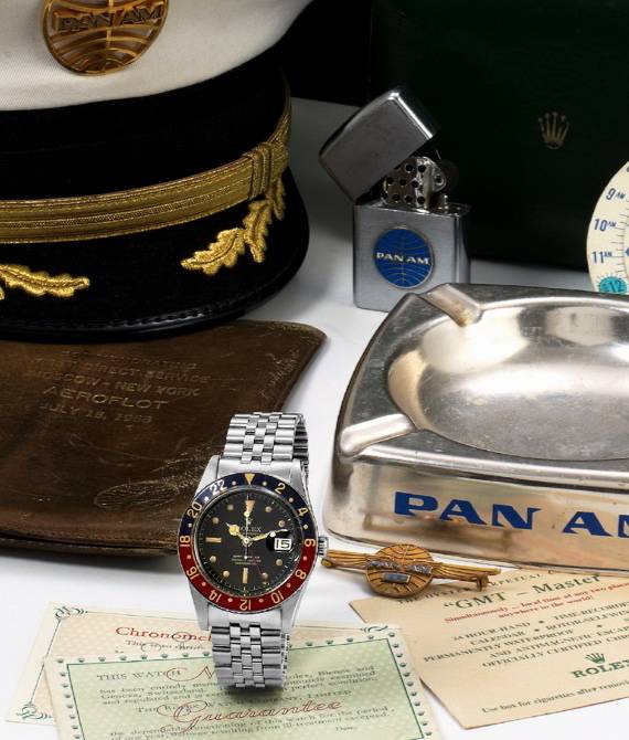 롤렉스가 항공사 '팬암'과 협업한 광고. 롤렉스 제공