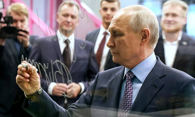 블라디미르 푸틴 러시아 대통령.&nbsp;AP뉴시스