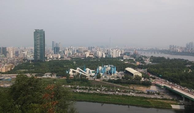 서울 성동구 성수동에 있던 옛 삼표레미콘 공장의 모습. 서울시 제공