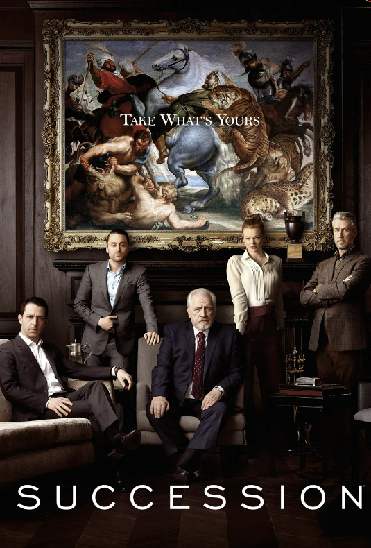 미국 인기 드라마 석세션(Succession) 포스터