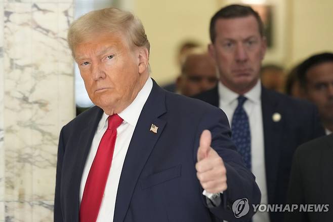 트럼프 전 대통령 [AP 연합뉴스 자료사진. 재판매 및 DB 금지]