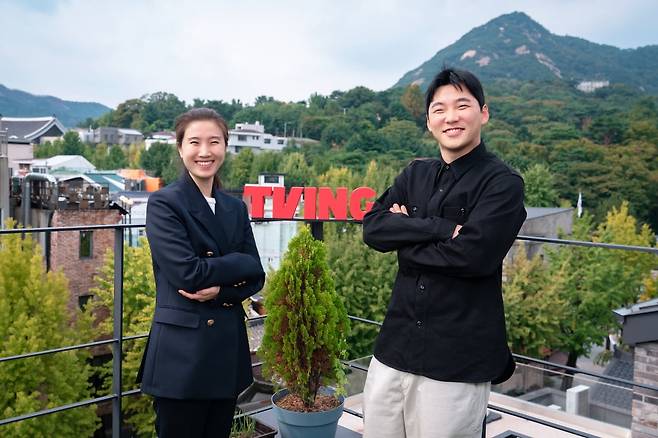 유규선 블랙페이퍼 대표, 박희연 CP /사진제공=티빙