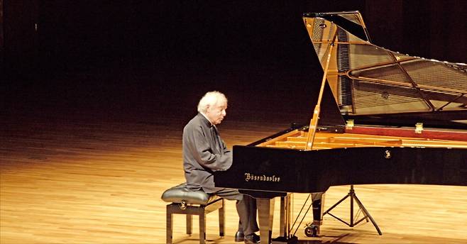 지난 3일 서울 예술의전당 콘서트홀에서 피아니스트 안드라스 쉬프가 독주회를 열었다.  /마스트미디어 제공