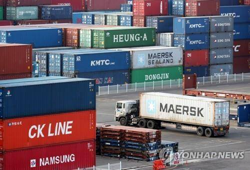 컨테이너 ※ 위 사진은 기사 내용과 직접적인 관련이 없습니다.[연합뉴스 자료사진]