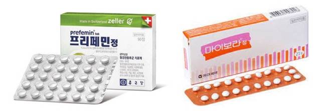 생리전증후군(PMS) 증상은 아그누스카스투스 성분의 생약 '프리페민'과 경구피임약을 통해 완화할 수 있다./사진=종근당, 동아제약