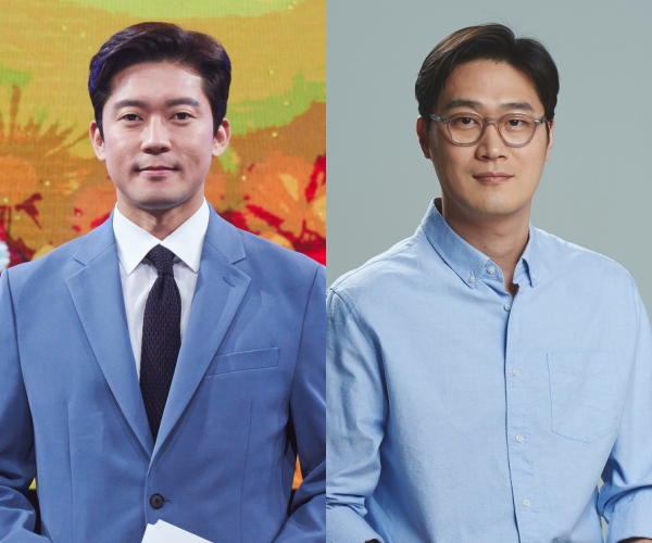 왼쪽부터 김대호, 오승훈 MBC 아나운서