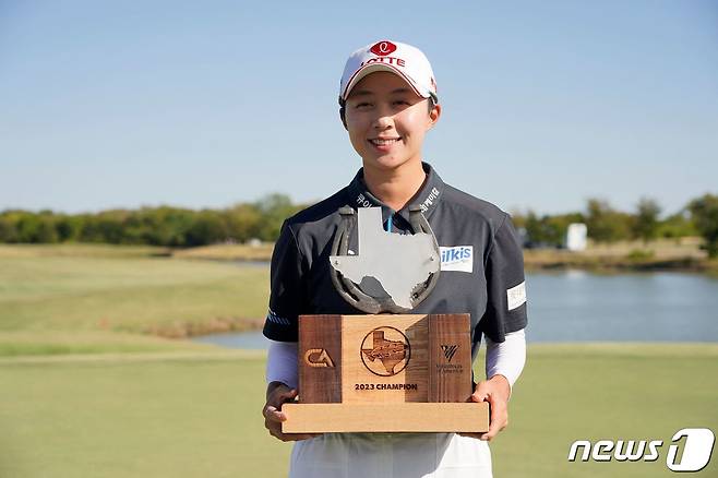 미국여자프로골프(LPGA)투어 어센던트 LPGA 정상에 오른 김효주. ⓒ AFP=뉴스1