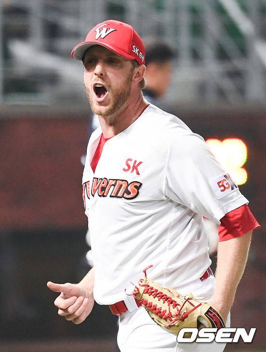 [OSEN=박준형 기자] 2018년 한국시리즈 3차전 SK 시절 메릴 켈리. 2018.11.07 /soul1014@osen.co.kr