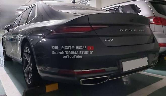 제네시스 'G90 레벨 3 자율주행차' (출처 : 꼬마스튜디오)