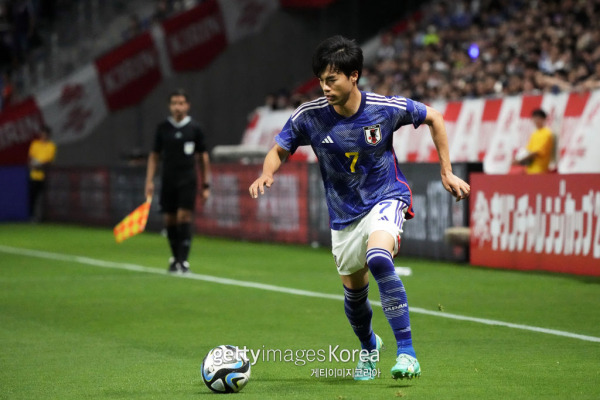 일본 축구대표팀 미토마 가오루. 사진=게티이미지