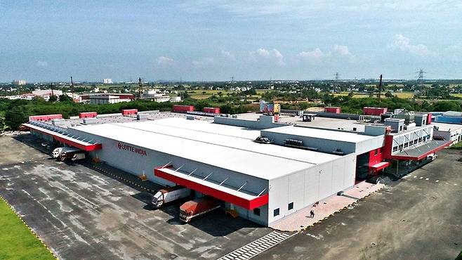 롯데 인디아(LOTTE INDIA) 첸나이 공장 전경 사진 [사진=롯데웰푸드]