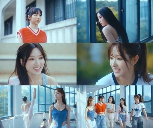 루셈블(Loossemble)로 재데뷔했다. 사진=타이틀곡 ‘Sensitive’(센서티브) 캡쳐