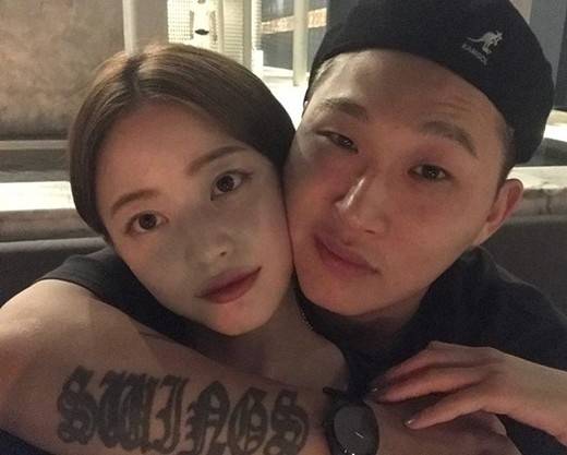 공개 연애 당시 임보라(왼쪽), 스윙스 / 스윙스