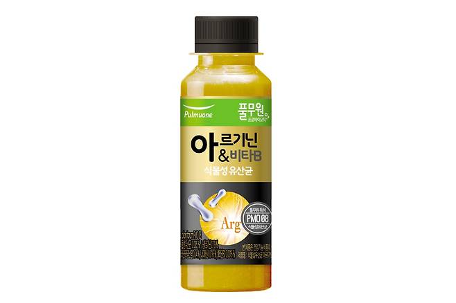풀무원녹즙의 기능성 표시 건강음료 ‘식물성유산균 아르기닌&비타B’ [풀무원 제공]